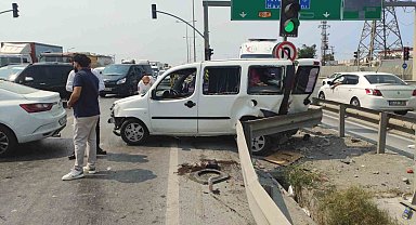 Sultangazi'de yaşlı kadın trafik kazasında yaralanan eşinin başından ayrılmadı