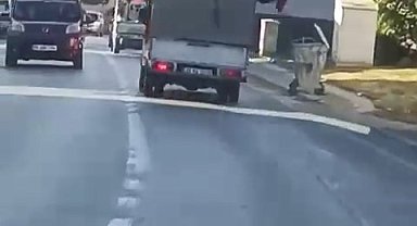 Tehlikeli düğün konvoyu amatör kameraya yansıdı