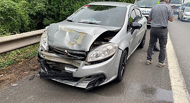 TEM'de zincirleme trafik kazası: 3 yaralı