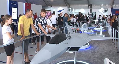 TUSAŞ'ın TEKNOFEST standına yoğun ilgi
