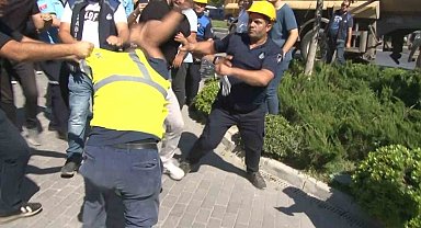 Zeytinburnu'nda İBB'nin yıkım işleminde arbede yaşandı