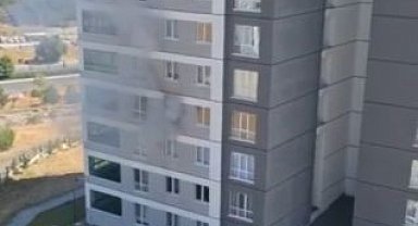 14 katlı apartmanda çıkan yangın paniğe neden oldu