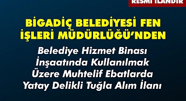 BİGADİÇ BELEDİYESİ FEN İŞLERİ MÜDÜRLÜĞÜ'NDEN