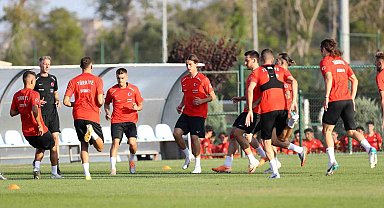 A Milli Futbol Takımı, Ermenistan maçı hazırlıklarını sürdürdü