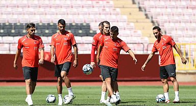 A Milli Futbol Takımı, Eskişehir'deki son çalışmasını yaptı