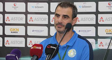 Ağaçe: "2 deplasman ve iç sahada 7 puan aldık"