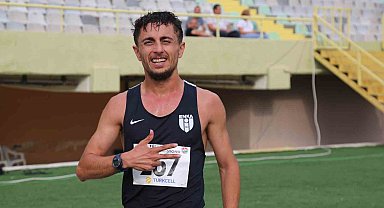 ALKÜ milli sporcusu Salih Korkmaz, Türkiye rekoru kırdı