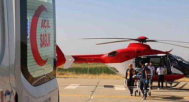 Ambulans helikopter 2,5 yaşındaki Eda için havalandı