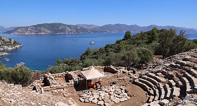 Amos antik kentinde kazı çalışmaları devam ediyor