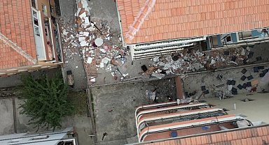 Ankara'daki doğalgaz patlamasına tanık olan vatandaş, "Bina resmen yerinden kalktı"