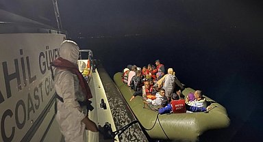 Ayvacık açıklarında 39 kaçak göçmen yakalandı