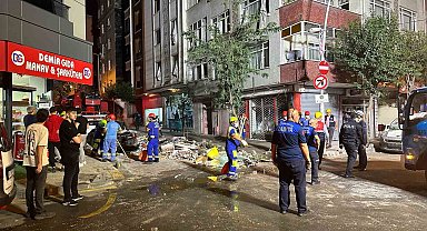 Bahçelievler'de doğalgaz patlaması yaşanan sokak trafiğe açıldı