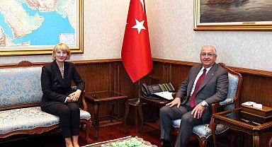 Bakan Güler İngiltere'nin Ankara Büyükelçisi Morris'i kabul etti