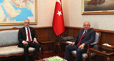 Bakan Güler, KKTC Büyükelçisi Korukoğlu'nu kabul etti