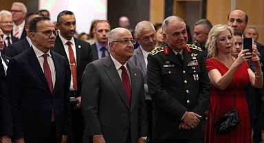 Bakan Güler, Kuzey Makedonya Milli Günü resepsiyonuna katıldı