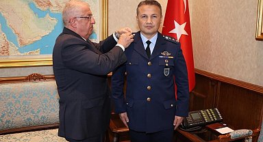 Bakan Güler, uzaya gidecek ilk Türk Hava Kuvvetleri pilotunu kabul etti