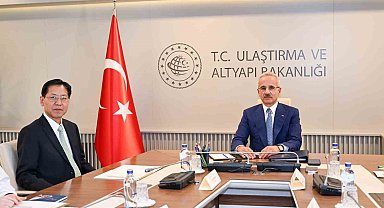 Bakan Uraloğlu, Çin Büyükelçisi Shaobin'ı kabul etti