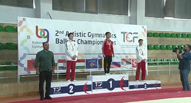 Balkan Artislik Cimnastik Şampiyonası Sancaktepe'de gerçekleşti