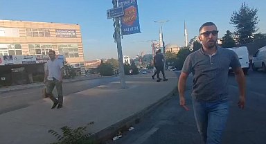Başakşehir'de "sinyal" kavgası kask kamerasına yansıdı