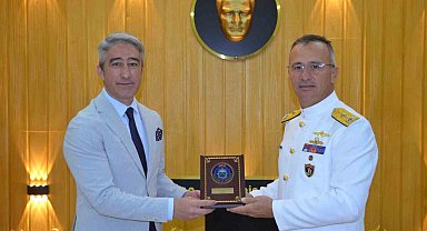 Başkan Oktay, Aksaz Deniz Üs Komutanı Eski'yi ağırladı