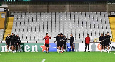Beşiktaş, Club Brugge maçı hazırlıklarını tamamladı