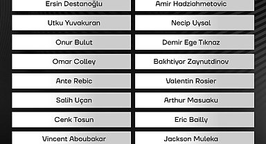 Beşiktaş'ın, Brugge maçı kamp kadrosu açıklandı