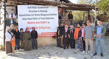Beton yapı bulunmayan ve düğmeli evleri ile meşhur köye koruma amaçlı imar planı