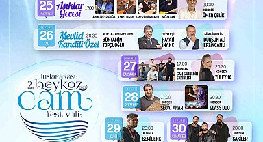 Beykoz'da rengarenk Cam Festivali başlıyor