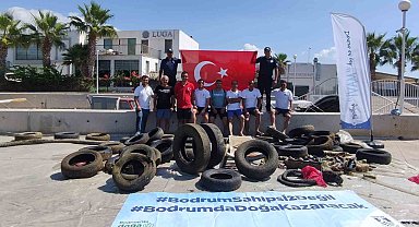 Bodrum'da 10 mahallede 2 bin 283 kilo atık çıktı