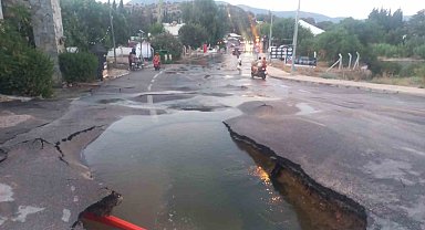 Bodrum'da isale hatlarında patlamalar bitmiyor