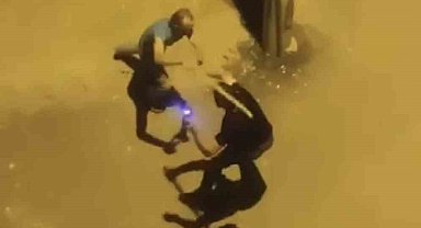 Böyle kavga görülmedi: Sopalar ve bıçaklar havada uçuştu