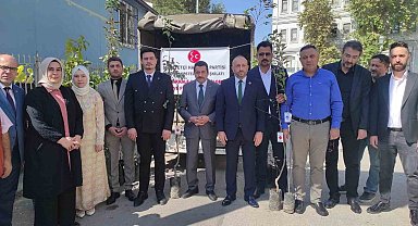 Bursa'dan Çanakkale'deki yangın bölgesine meyve fidanı desteği