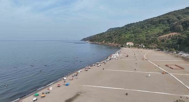 Bursa'nın son 'Mavi Bayrak'lı plajı sonbaharda da ilgi görüyor