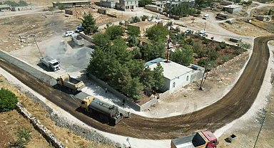 Büyükşehir Belediyesinden ilçelerde sathi asfalt çalışması