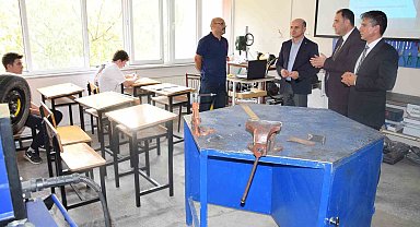 Çan Kaymakamı Nebioğlu, Liselerde incelemelerde bulundu