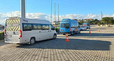 Çanakkale'de okul servis araçlarına denetim