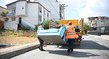 Çayırova'da kaba atıklar geri dönüşüme kazandırılıyor