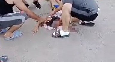 Çocuğun kullandığı motosiklet çocuğa çarptı:2 yaralı