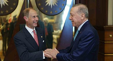 Cumhurbaşkanı Erdoğan, Birleşik Krallık Edinburgh Dükü Prens Edward'ı kabul etti