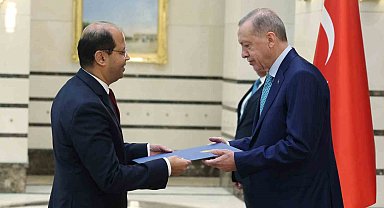 Cumhurbaşkanı Erdoğan, Mısır Büyükelçisi Amr El Hamamy'i kabul etti
