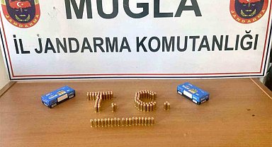 Dalaman'da çok sayıda mermi ele geçirildi