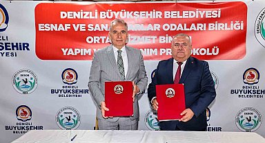 Denizli Büyükşehirden esnaf odalarına dev destek
