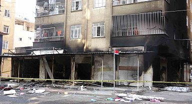 Diyarbakır'da tekstil dükkanında patlama: 25 kişi dumandan etkilendi