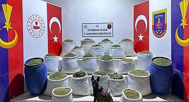 Diyarbakır'da terörün finans kaynağına büyük darbe: 2 ton esrar ele geçirildi