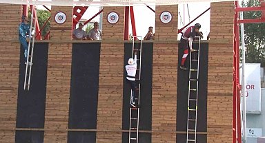 Dünya itfaiyecileri yangına değil, madalyaya koştu