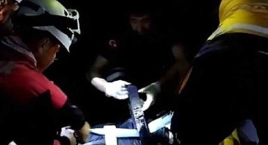 Düşen helikopterdeki mürettebatın kurtarılma anları ortaya çıktı