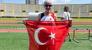 Egeli akademisyen 32. Balkan Masterler Atletizm Şampiyonası'nda ikinci oldu