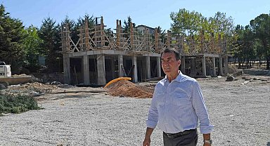 Emek spor tesisi hızla yükseliyor