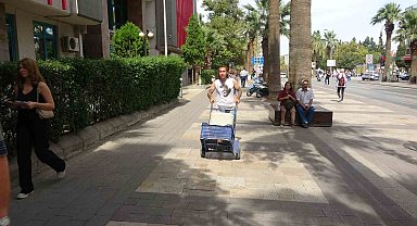 Engelli hurdacıdan 'insanlık ölmemiş' dedirten davranış