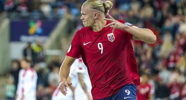 Erling Haaland, Norveç Milli Takımı ile 26 maçta 25 gole ulaştı